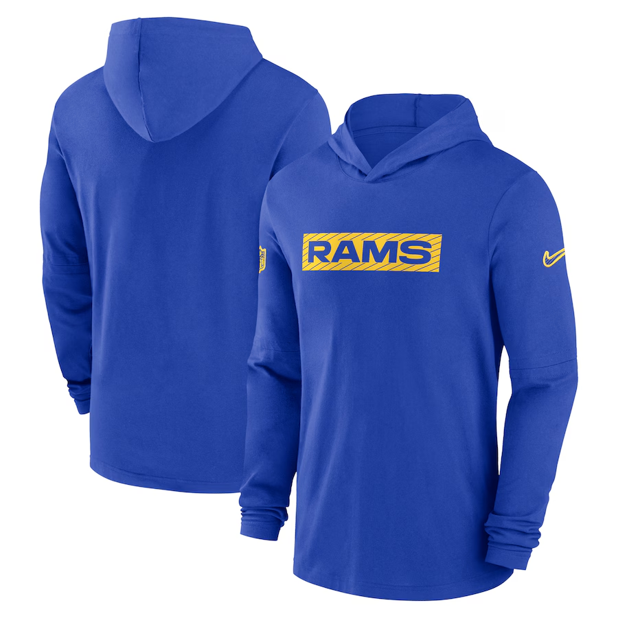 Men Los Angeles Rams blue 2024 Nike NFL Hoodie->youth nfl jersey->Youth Jersey
